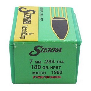7mm / 180gr HPBT Sierra #1980